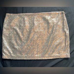 Gap Gold Sparkle Sequin Party Skirt size 18 2X NWT